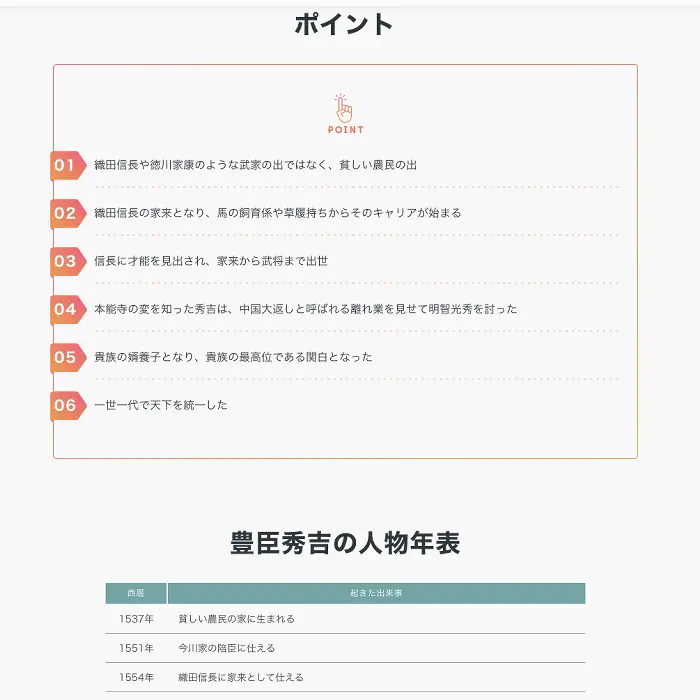 豊臣秀吉〜一世一代で成り上がった日本一の出世人〜イケてるキノコ|Webサイト100選