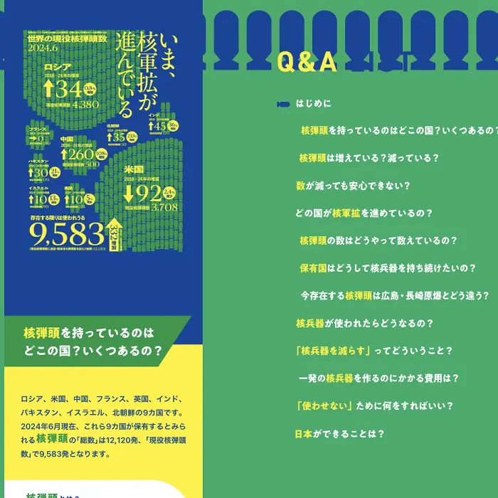 みんなで考えよう。核兵器のこと　イケてるキノコ|Webサイト100選